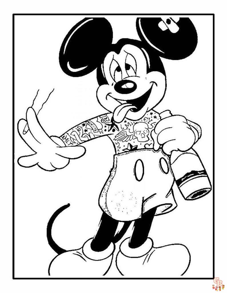 Discover The Magic Of Disney Stoner Coloring Pages: Free And Printable  Sheets From Gbcoloring