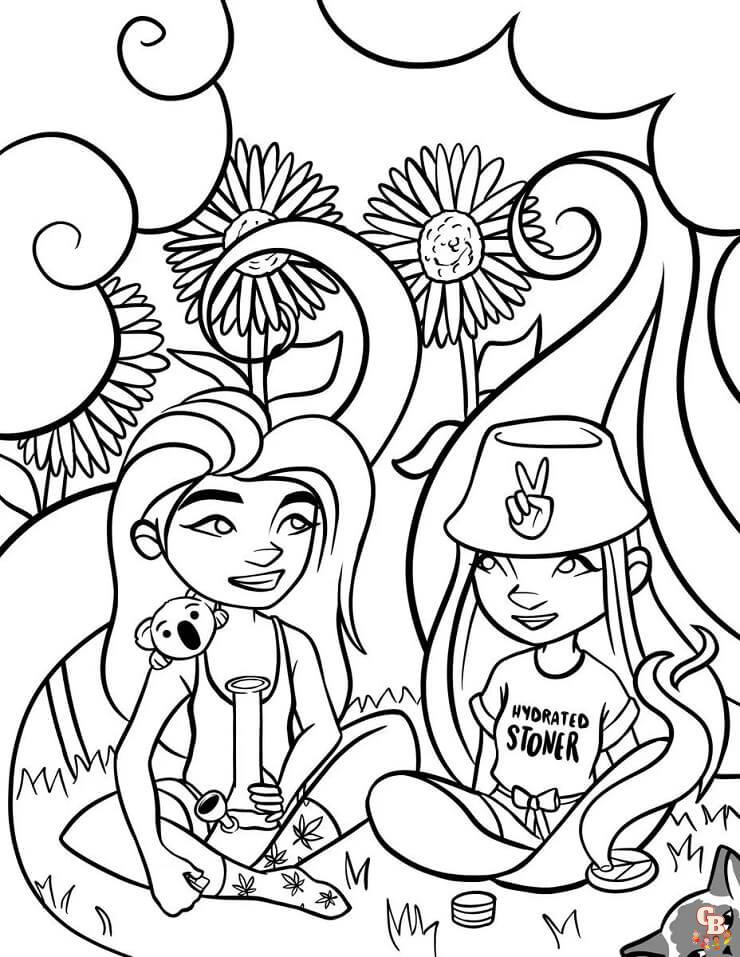 Disney Stoner Coloring Page 7