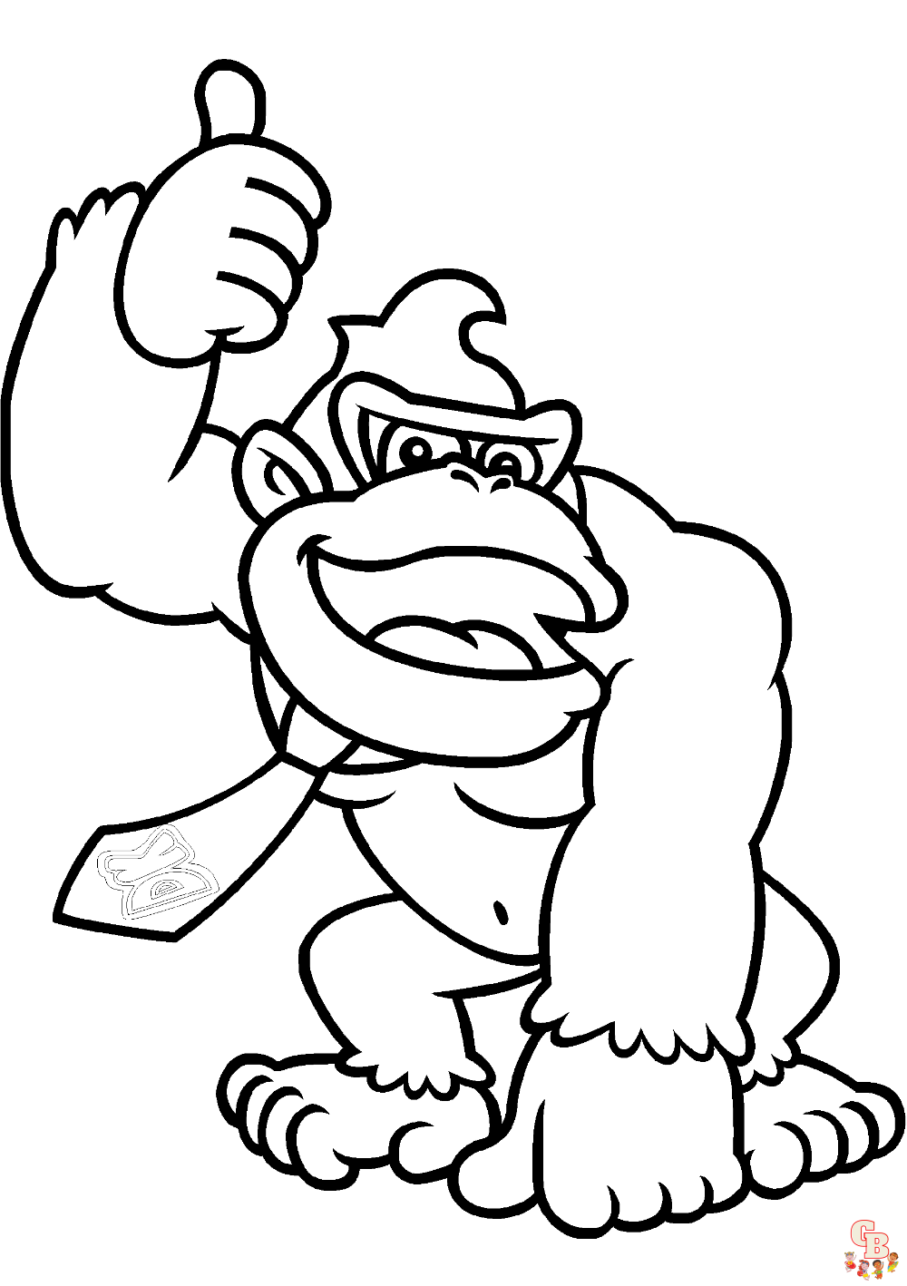 Dibujos para colorear Donkey Kong 1
