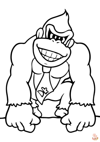 Dibujos para colorear Donkey Kong 3