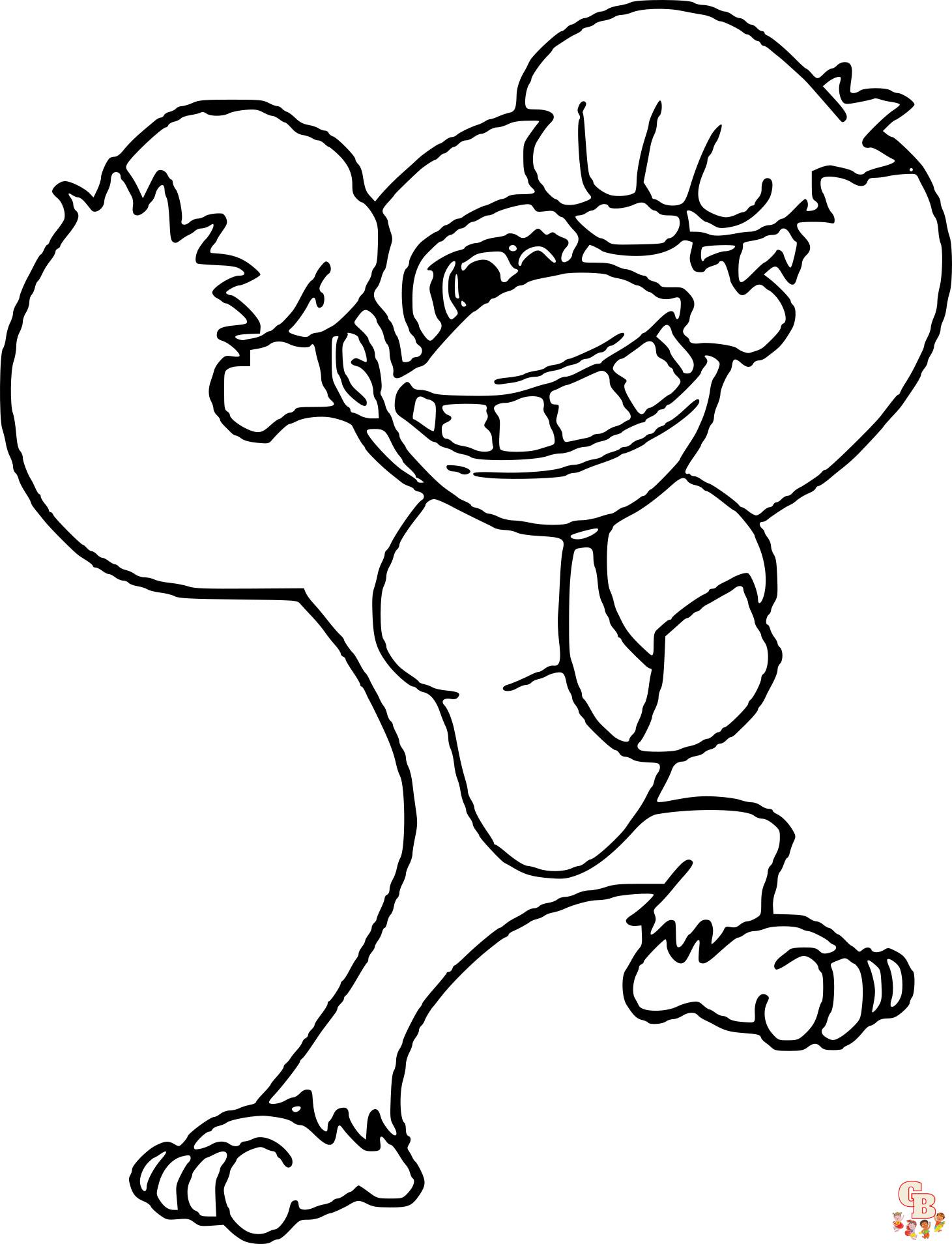 Donkey Kong Coloring Pages 4