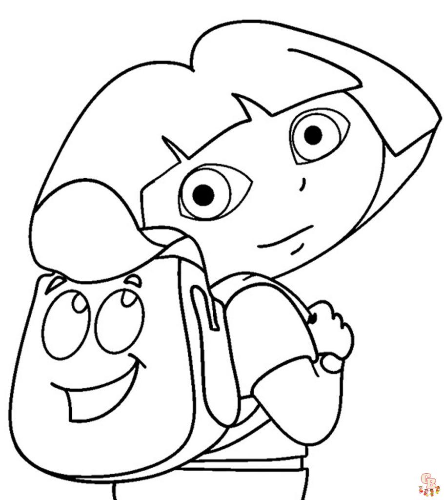 Dora Coloring Pages 5