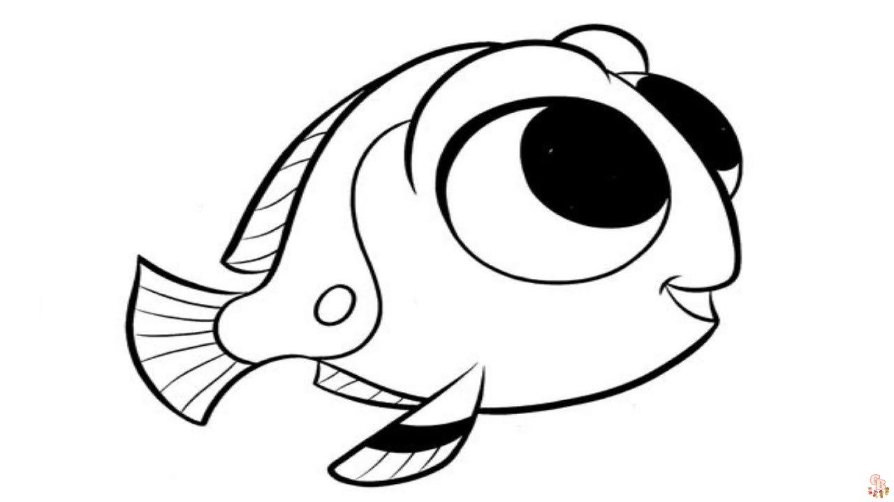 Dory Coloring Pages 3