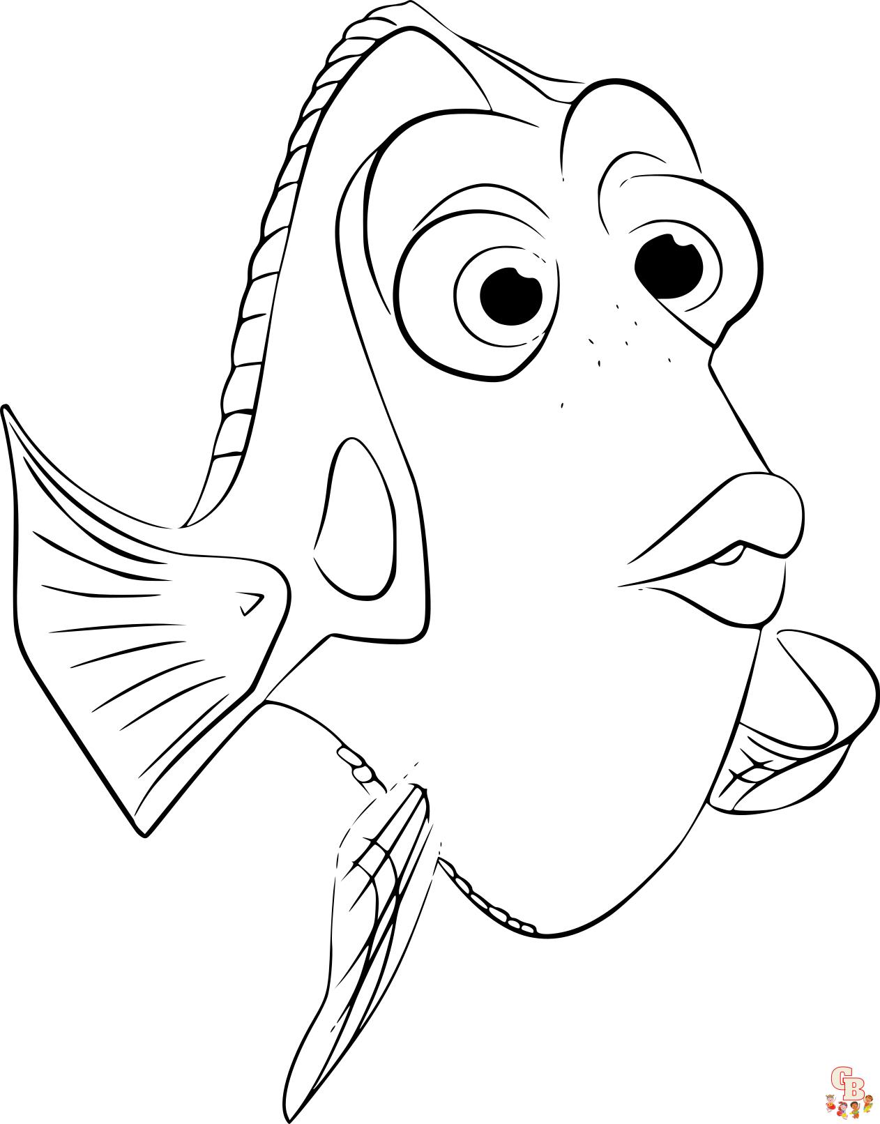 Dory Coloring Pages 5