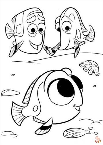 Dory Coloring Pages 7