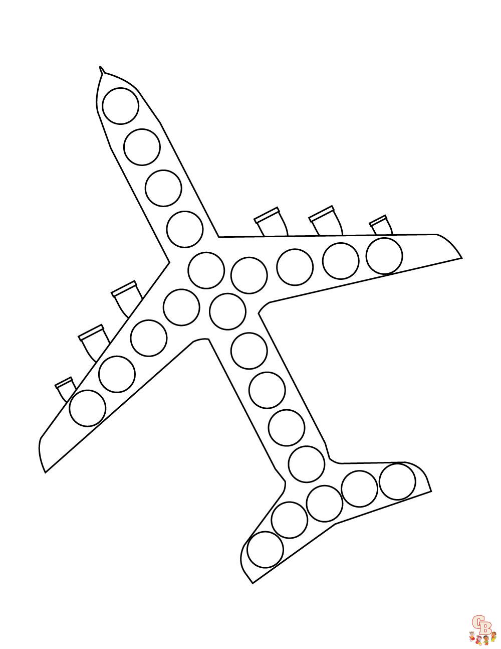 Dot Coloring Pages