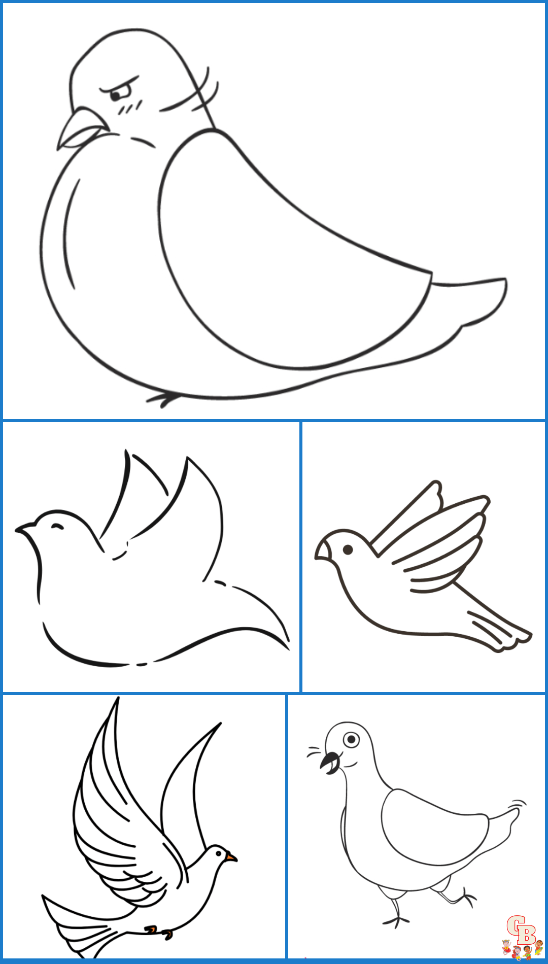 Dove Coloring Pages 3