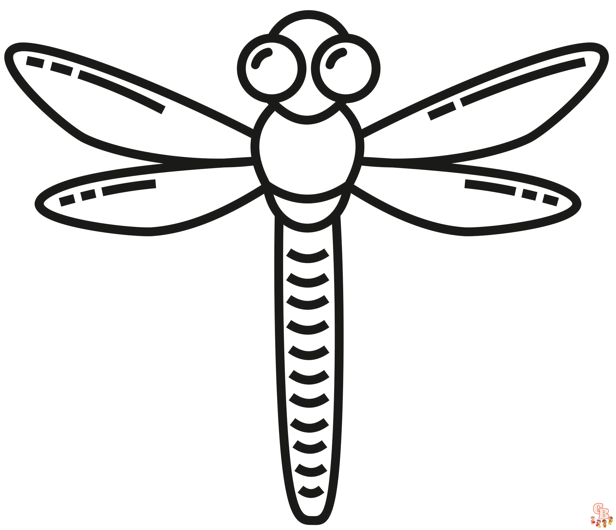 Dragonfly Coloring Pages 2