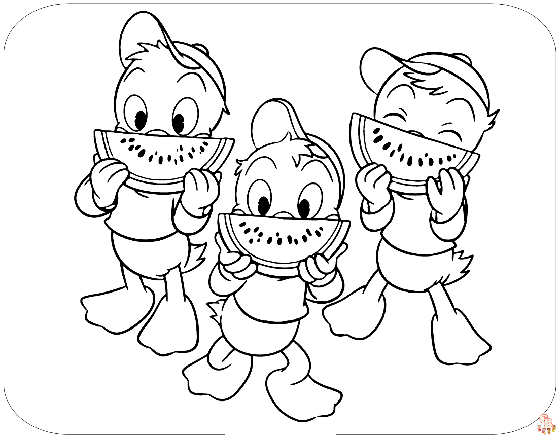 DuckTales Coloring Pages 2