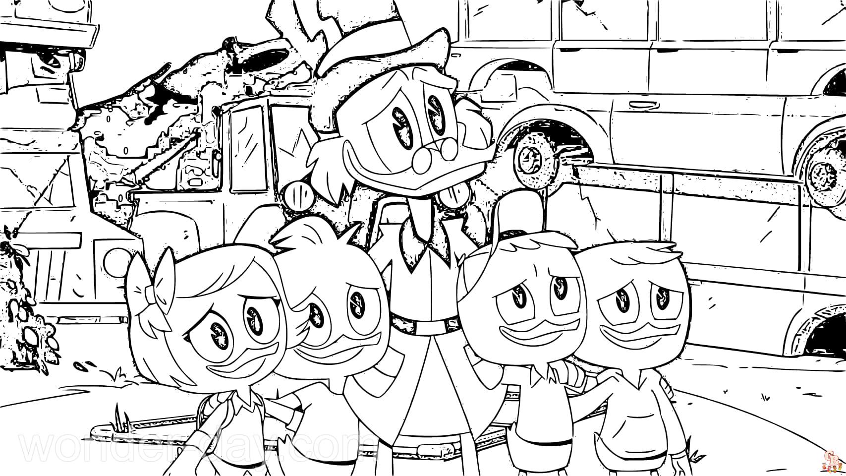 DuckTales Coloring Pages 3