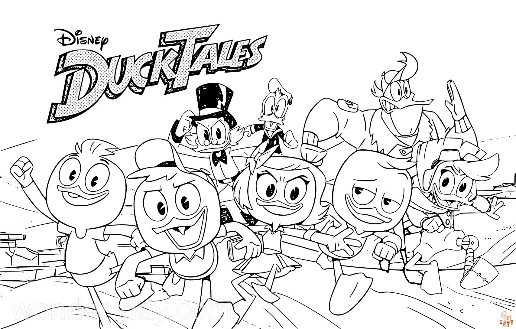 DuckTales Coloring Pages 5