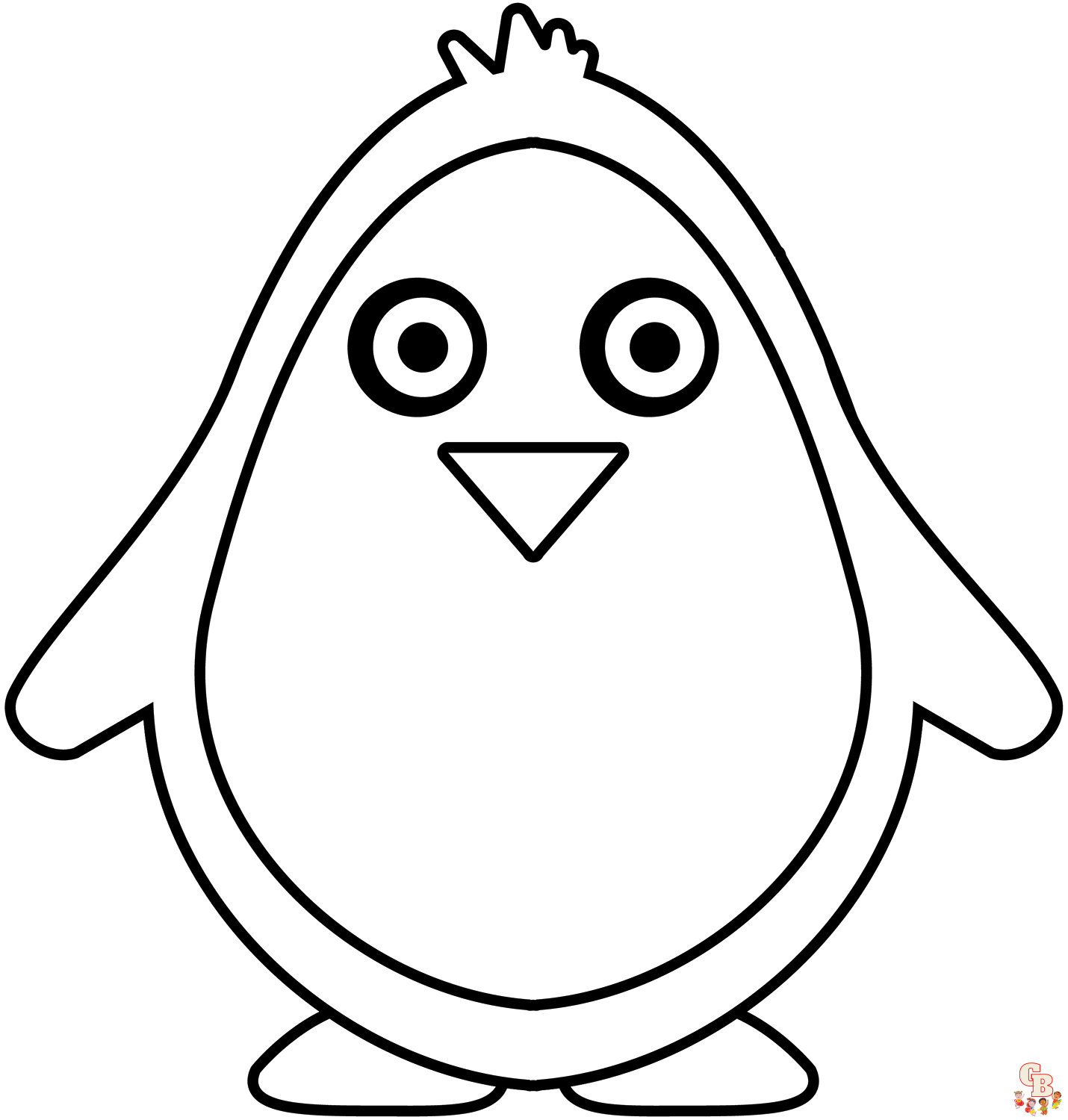 Easy cute coloring pages 18