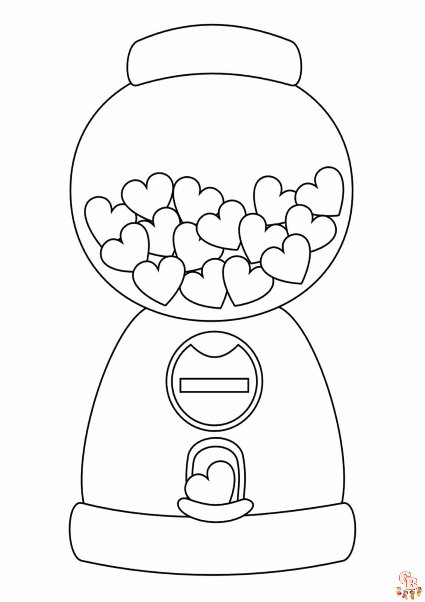 Easy Cute Coloring Pages