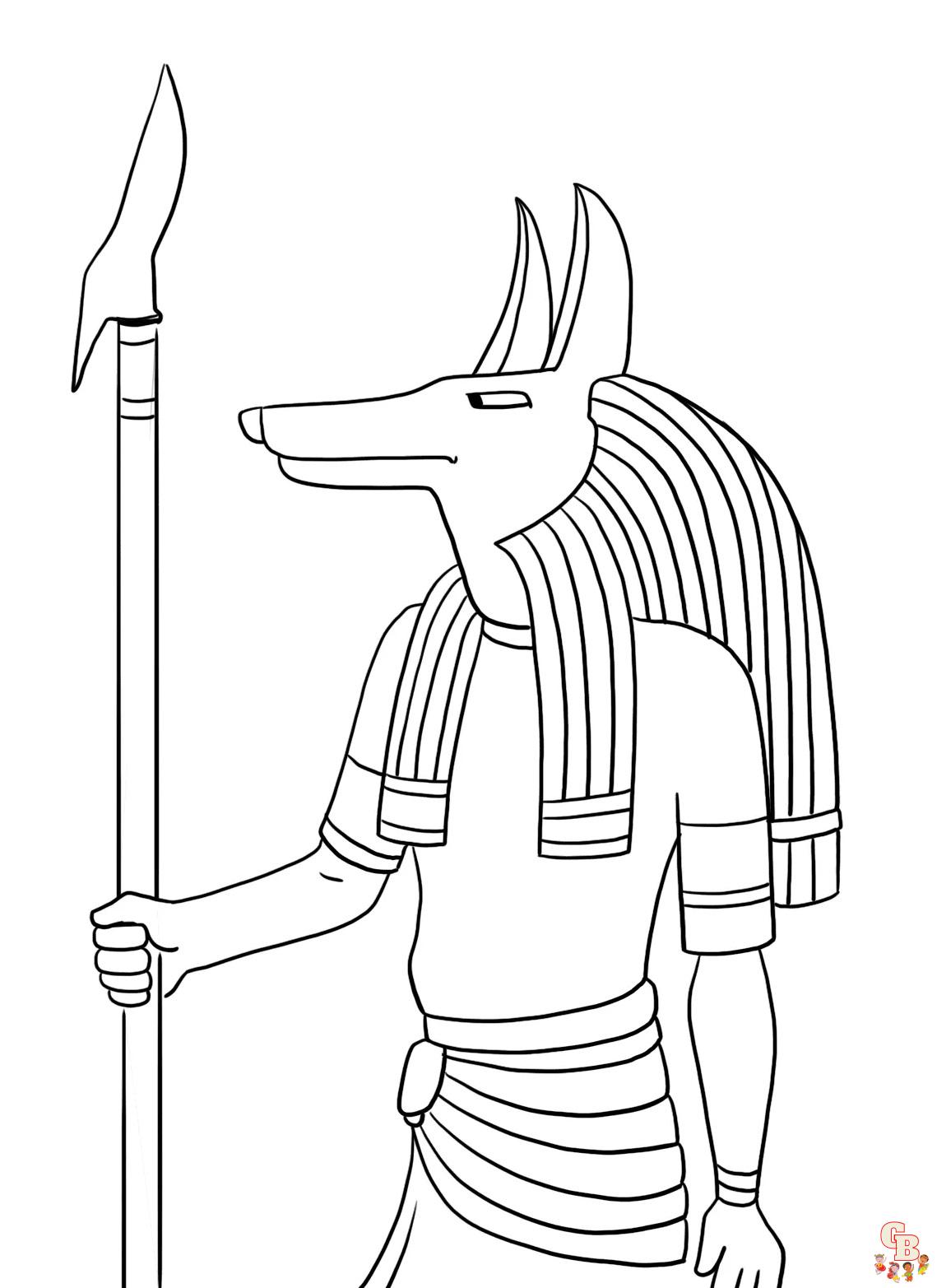 Egyptian Coloring Pages 1 1