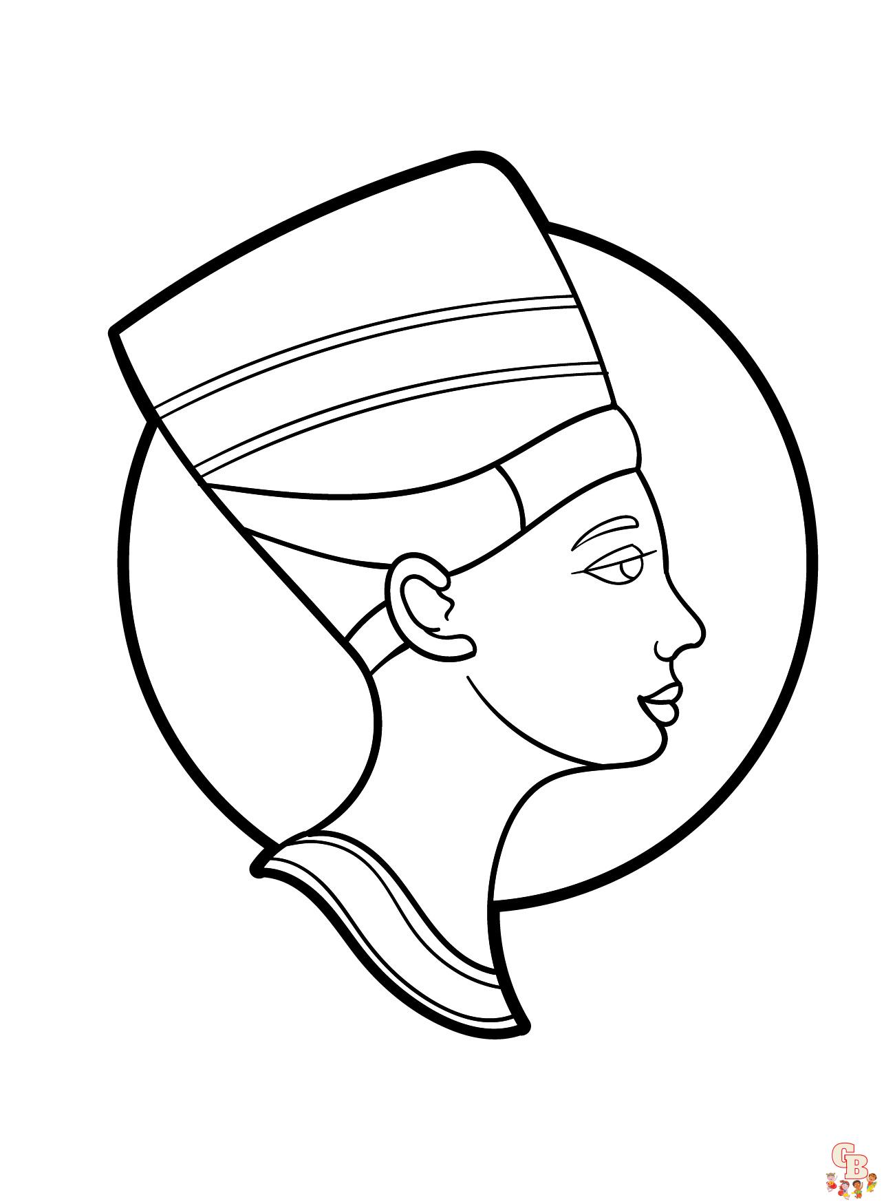 Egyptian Coloring Pages 1