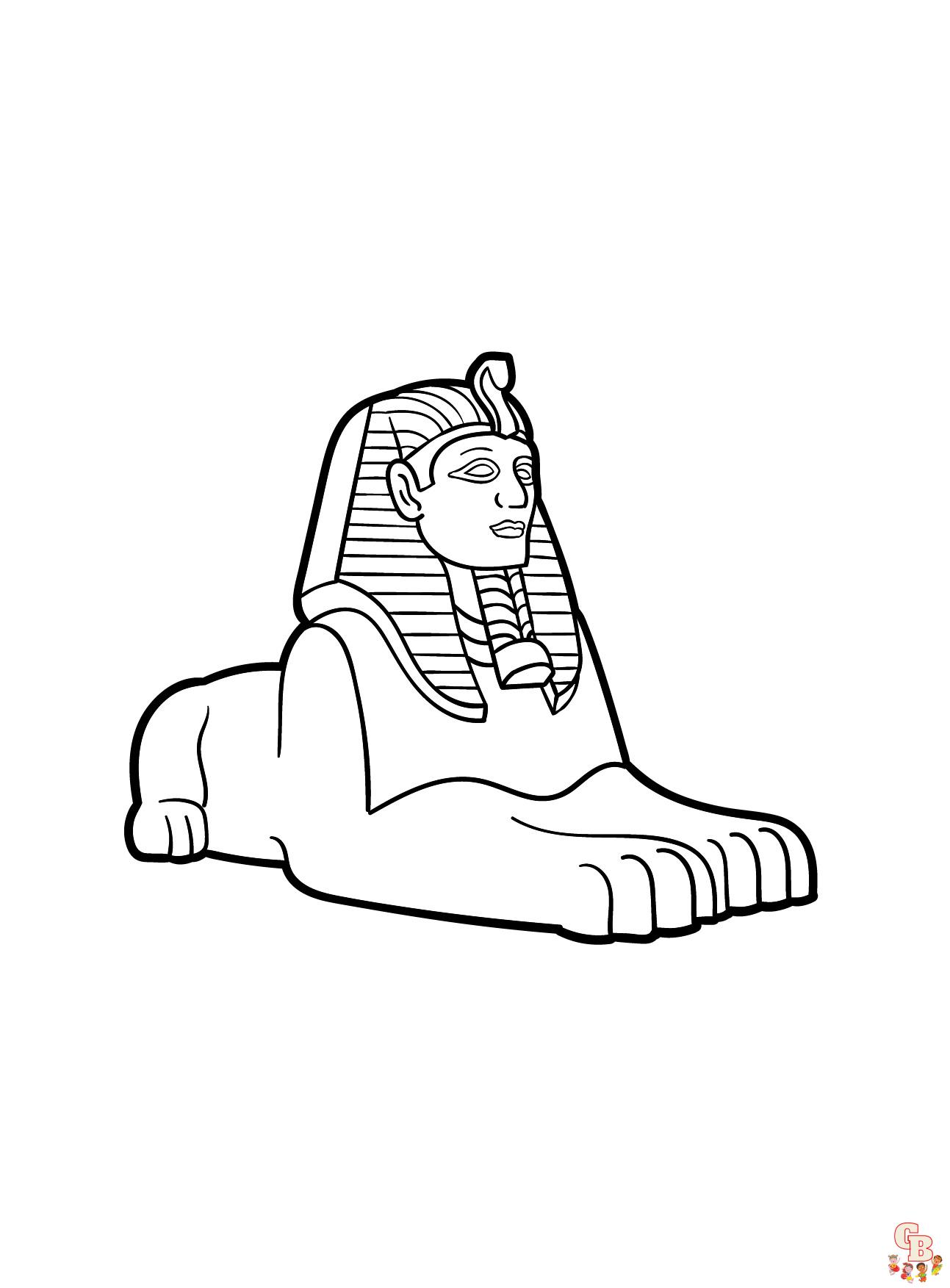 Egyptian Coloring Pages 3