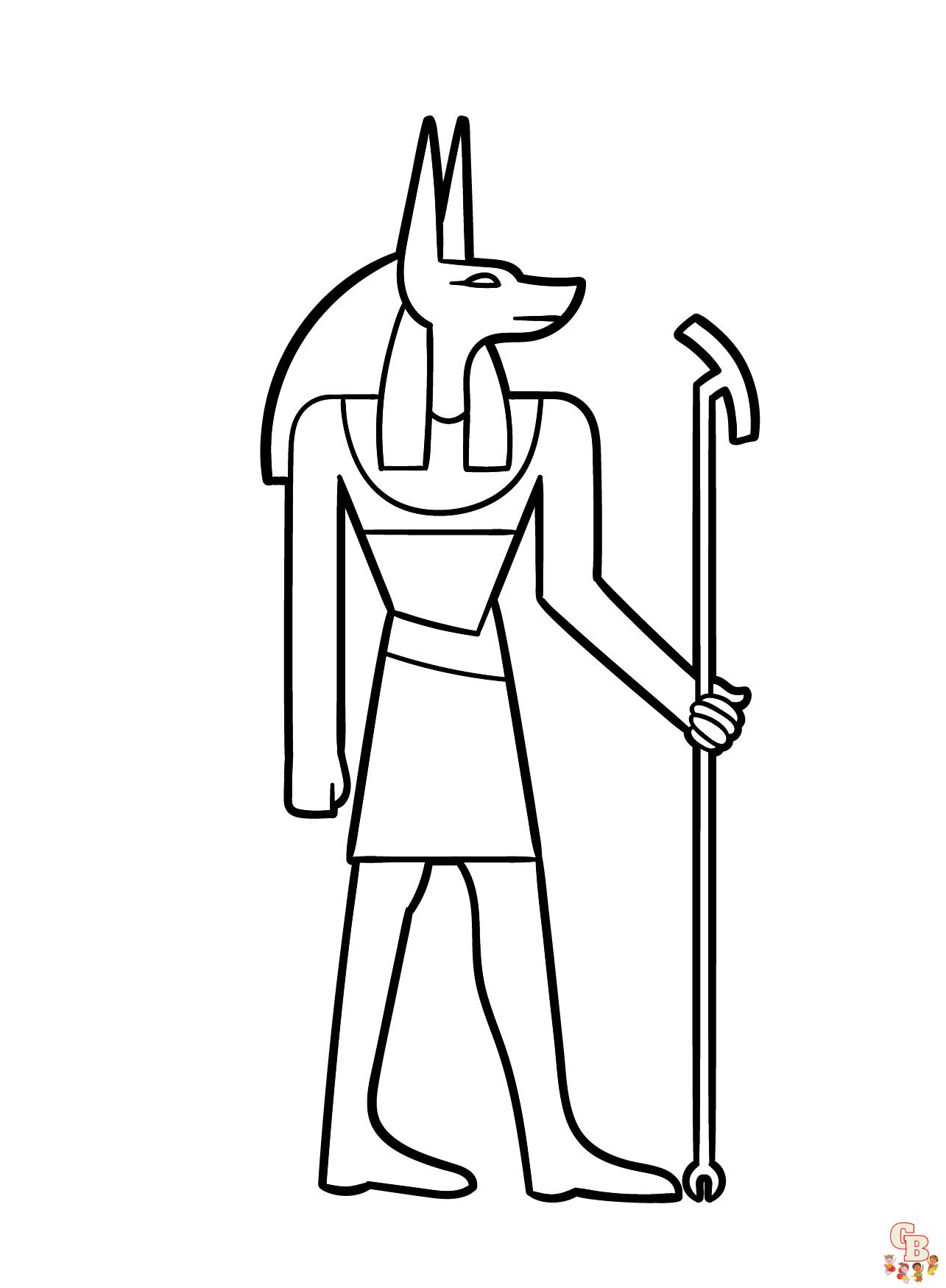 Egyptian Coloring Pages 4