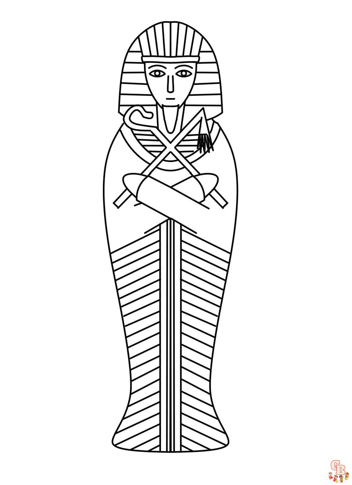 Egyptian Coloring Pages