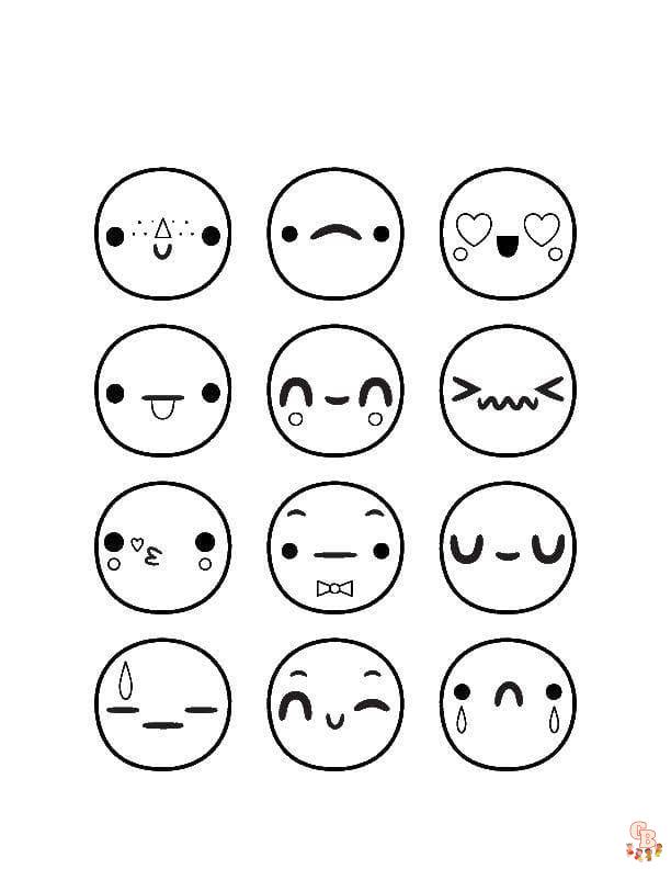 Emotions Coloring Pages 3