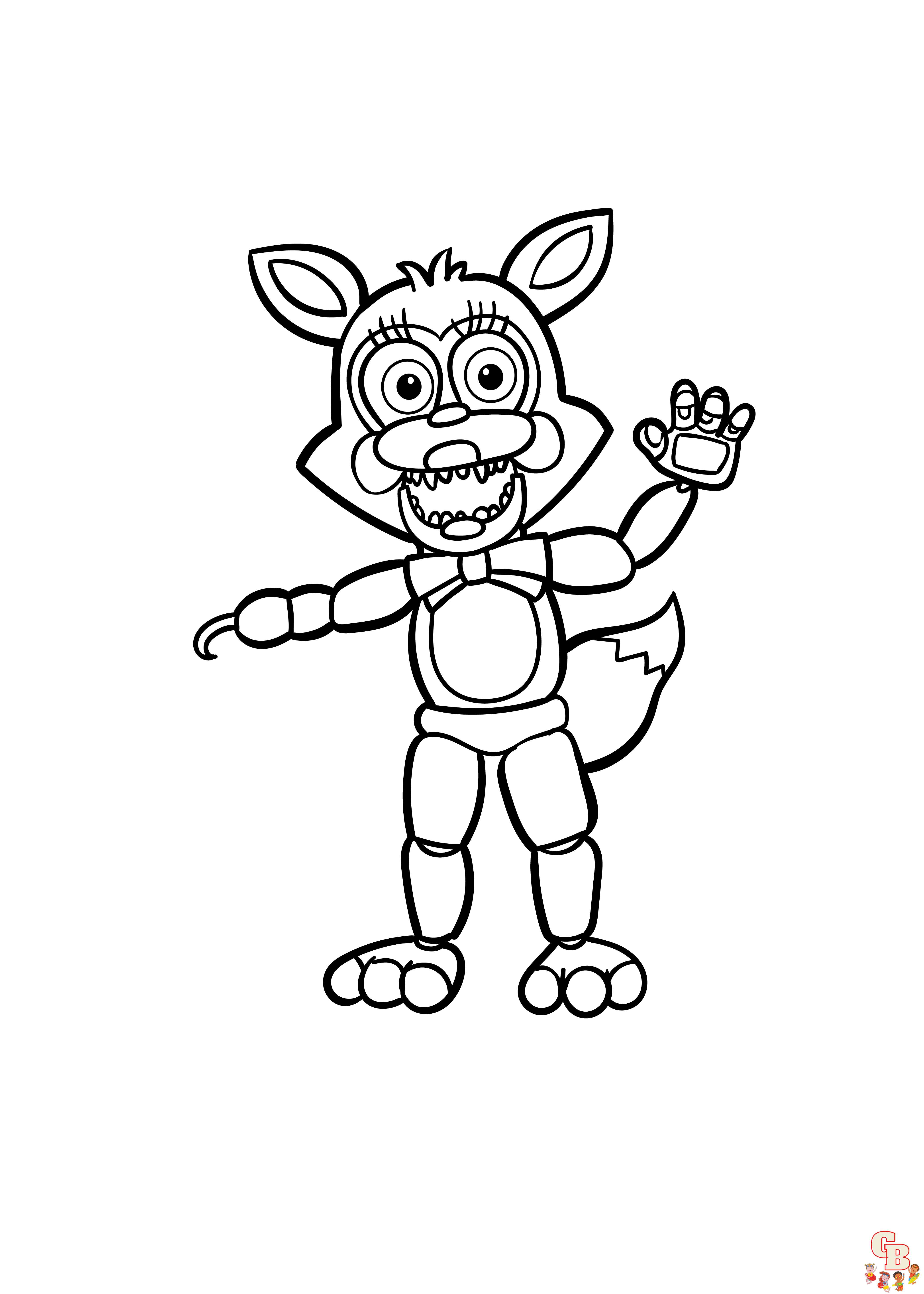 FNAF Dibujos para Colorear 6