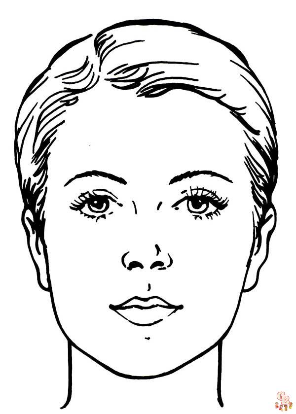 Face Coloring Pages 1
