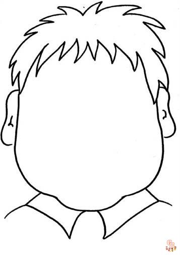 Face Coloring Pages 4