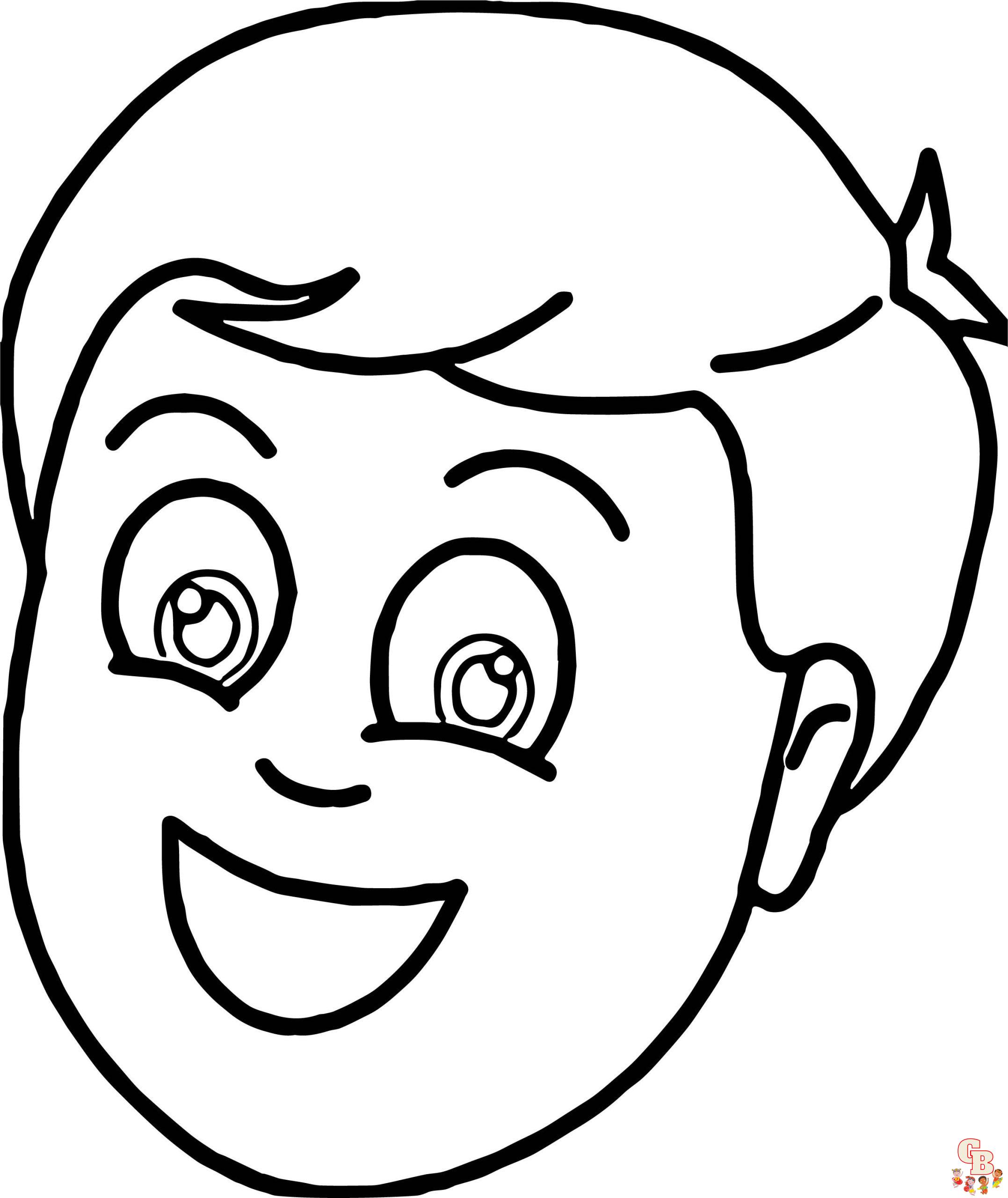 Face Coloring Pages 8