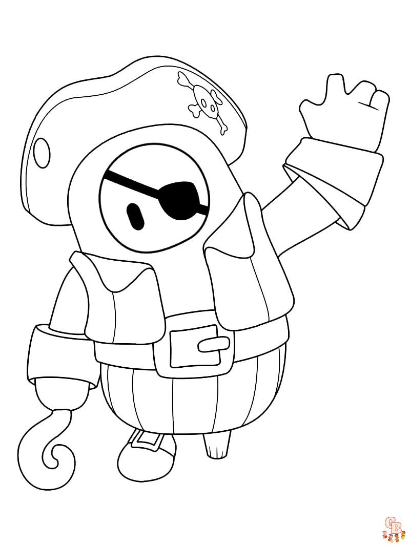 Fall Guys Coloring Pages 1