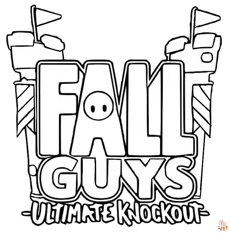Desenhos de Fall Guys para Colorir, Pintar e Imprimir 