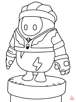 Fall Guys Coloring Pages 2