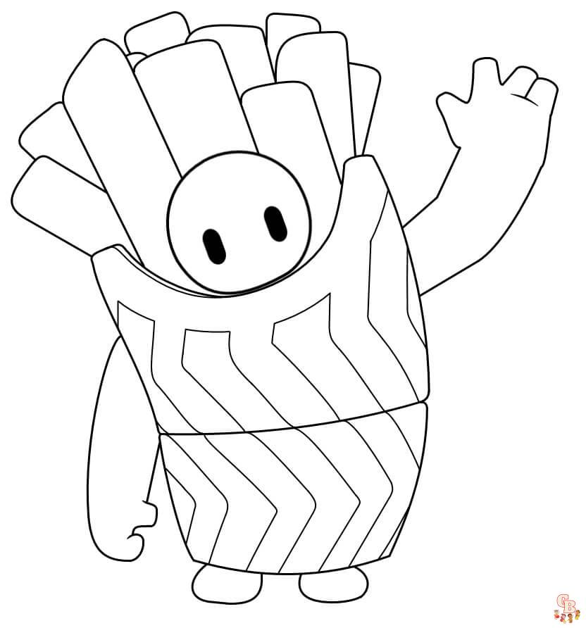 Fall Guys Coloring Pages 3