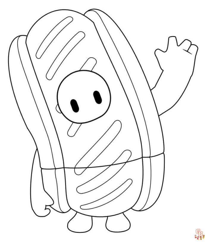 Fall Guys Coloring Pages 4