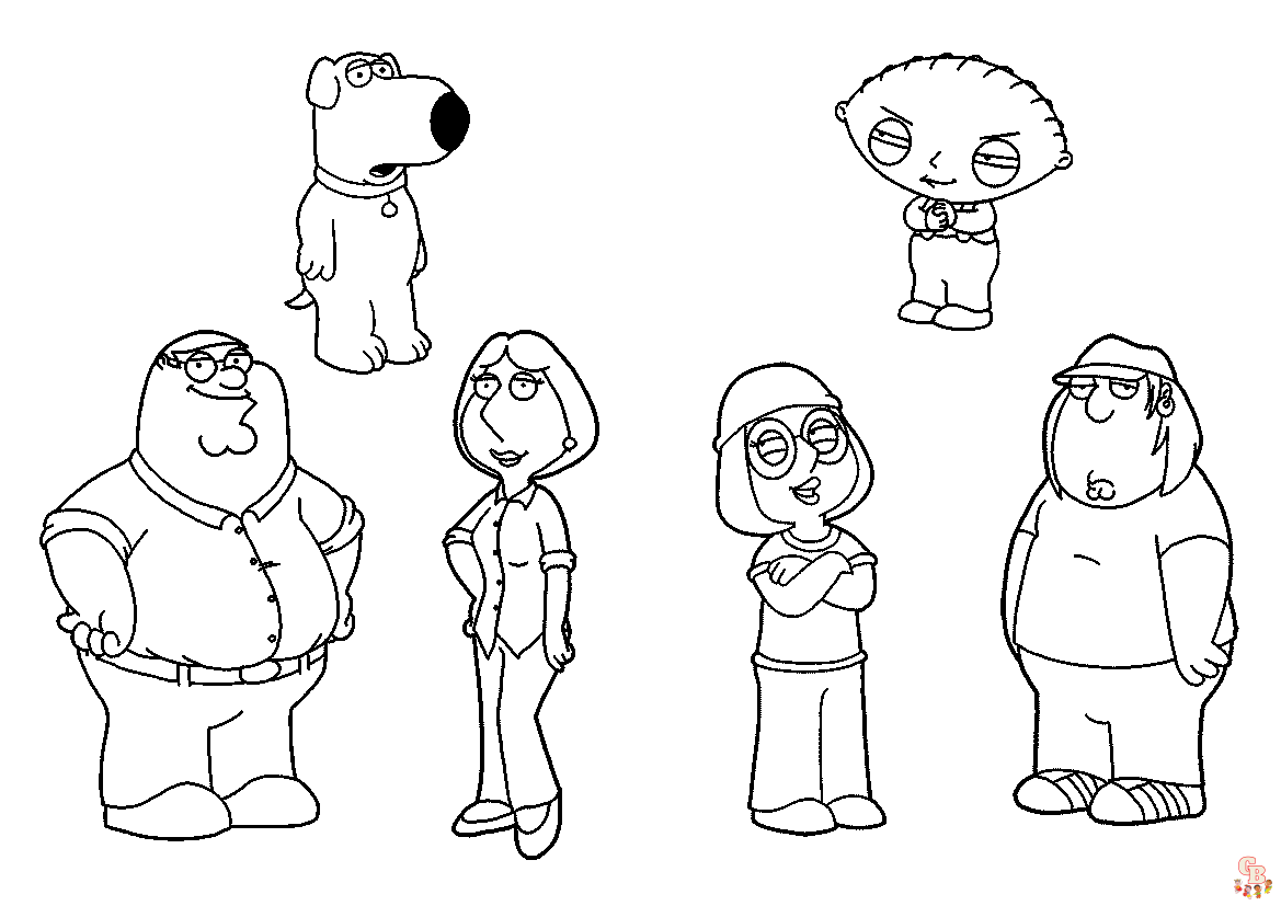 Family Guy Coloring Pages 1