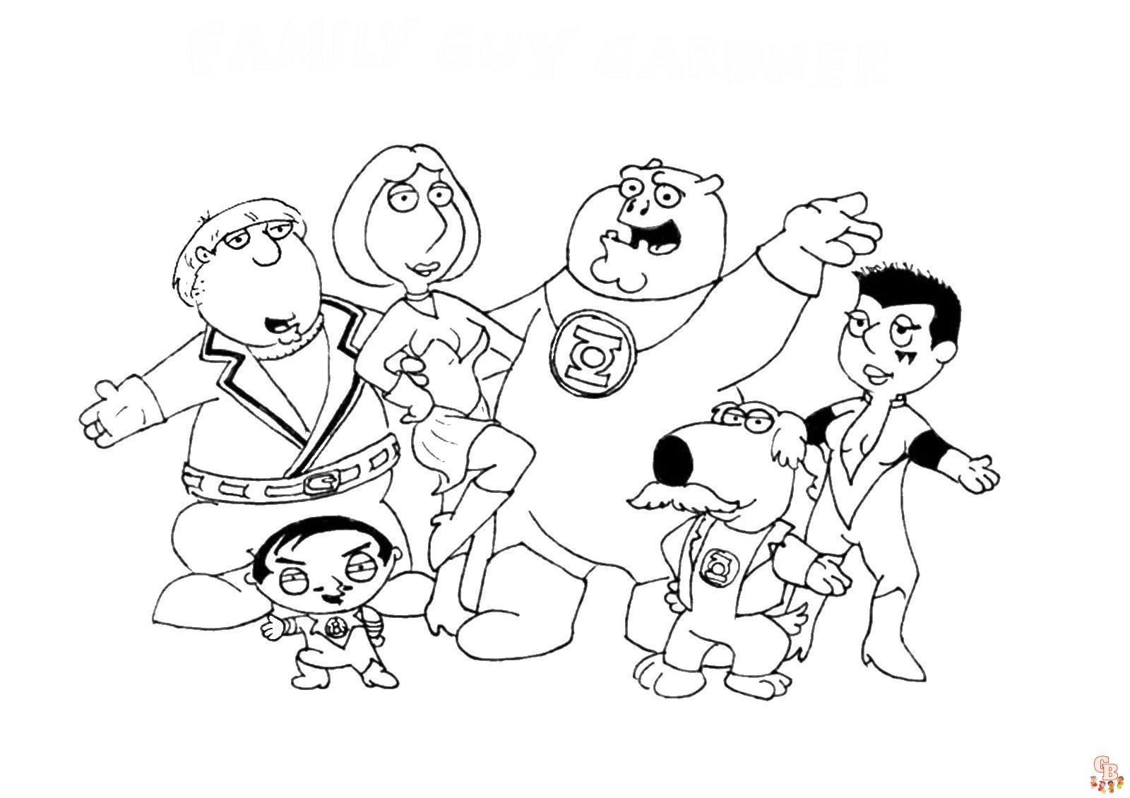 Family Guy Coloring Pages 3