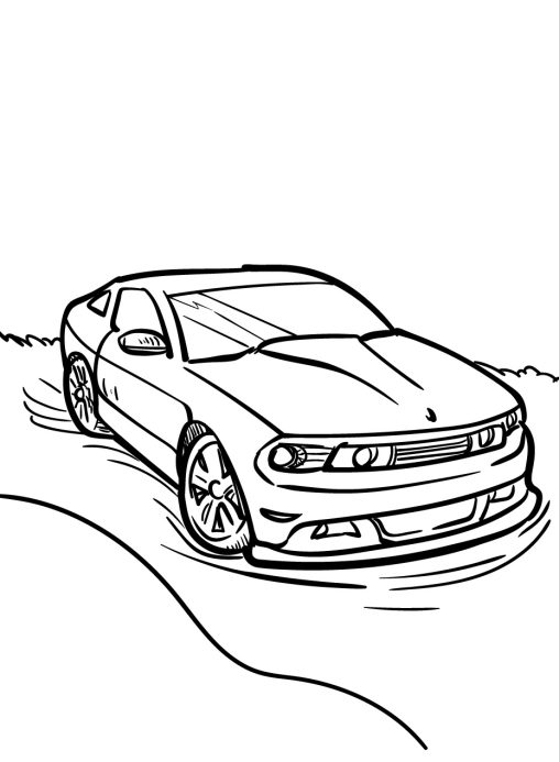 Fast and Furious Coloring Pages: Printable for Kids