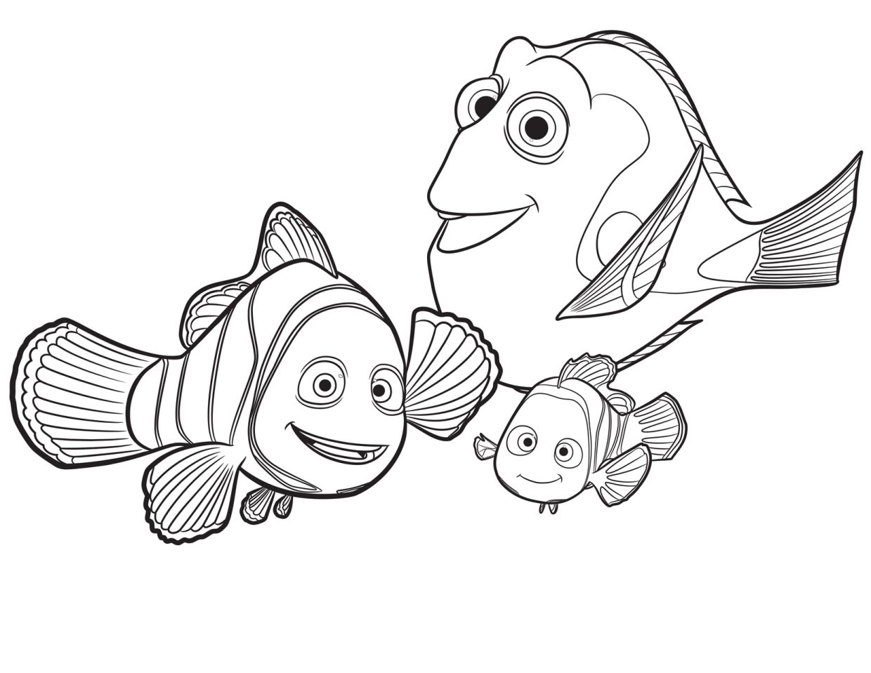 Finding Nemo Coloring Pages 1
