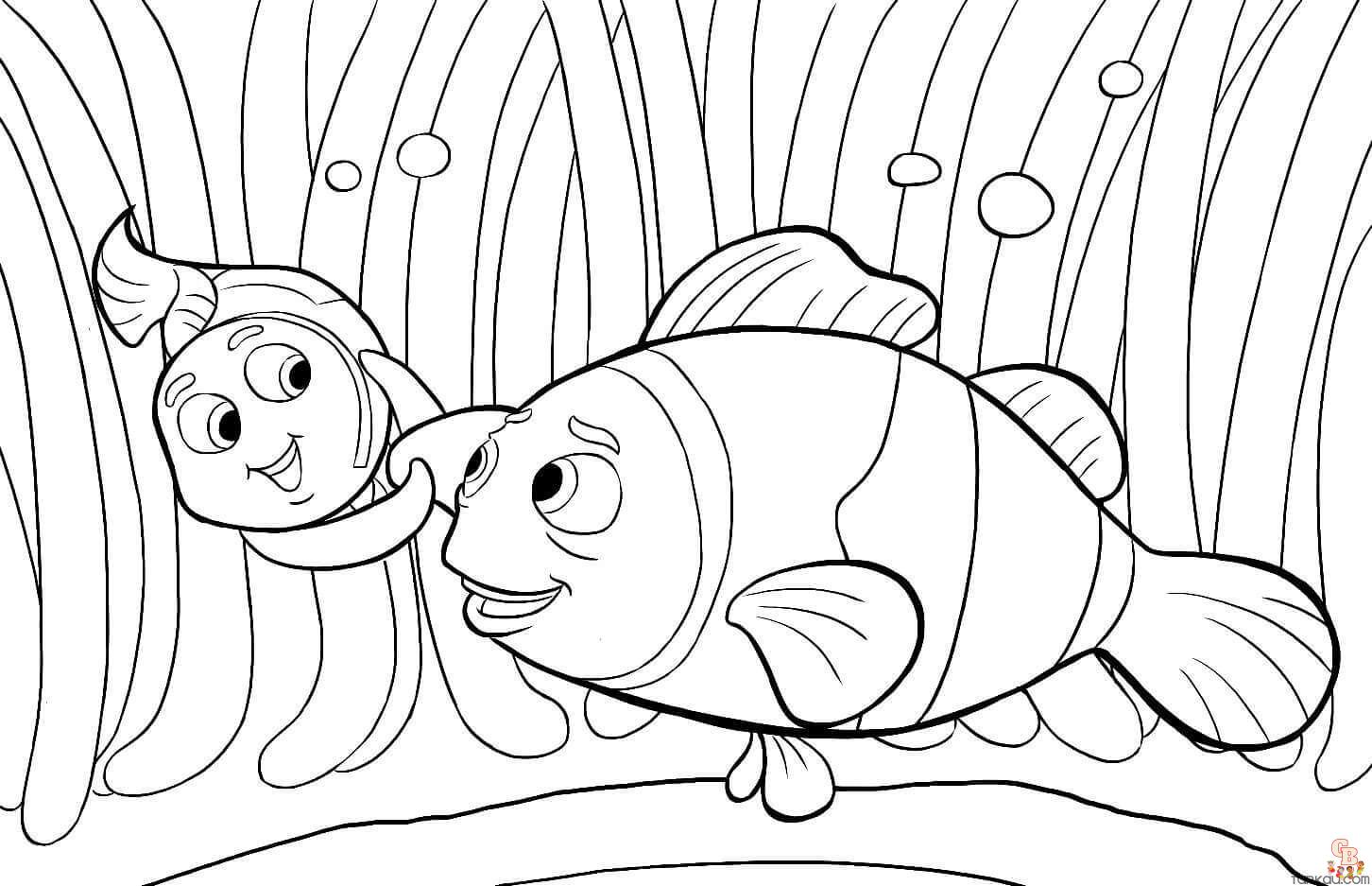 Finding Nemo Coloring Pages 2