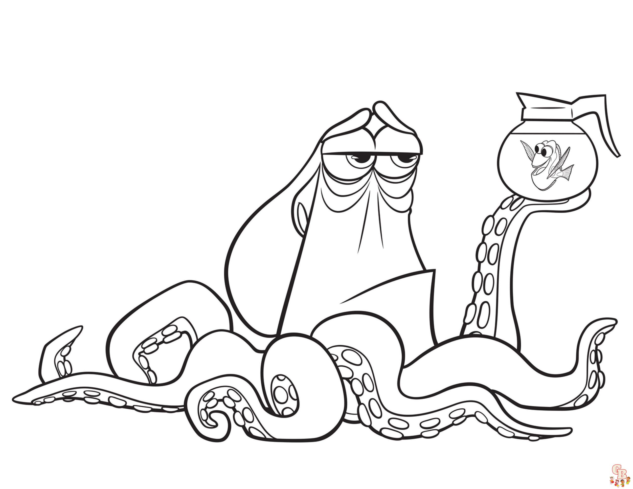 Finding Nemo Coloring Pages 3