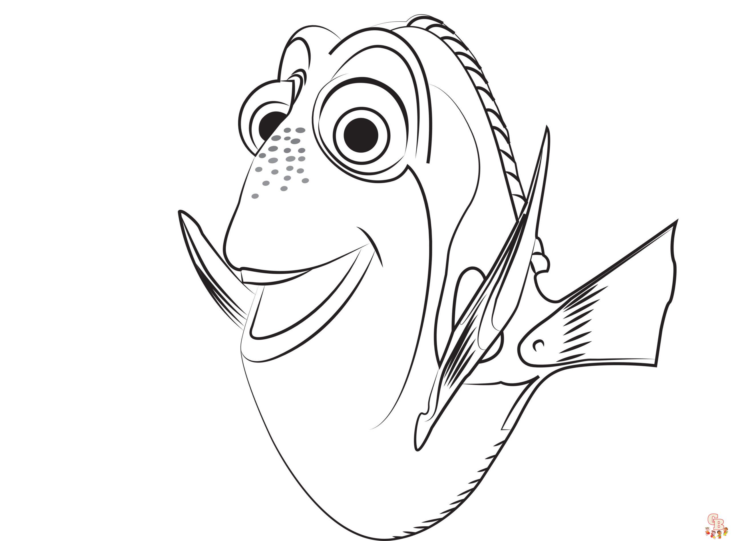 Finding Nemo Coloring Pages 4