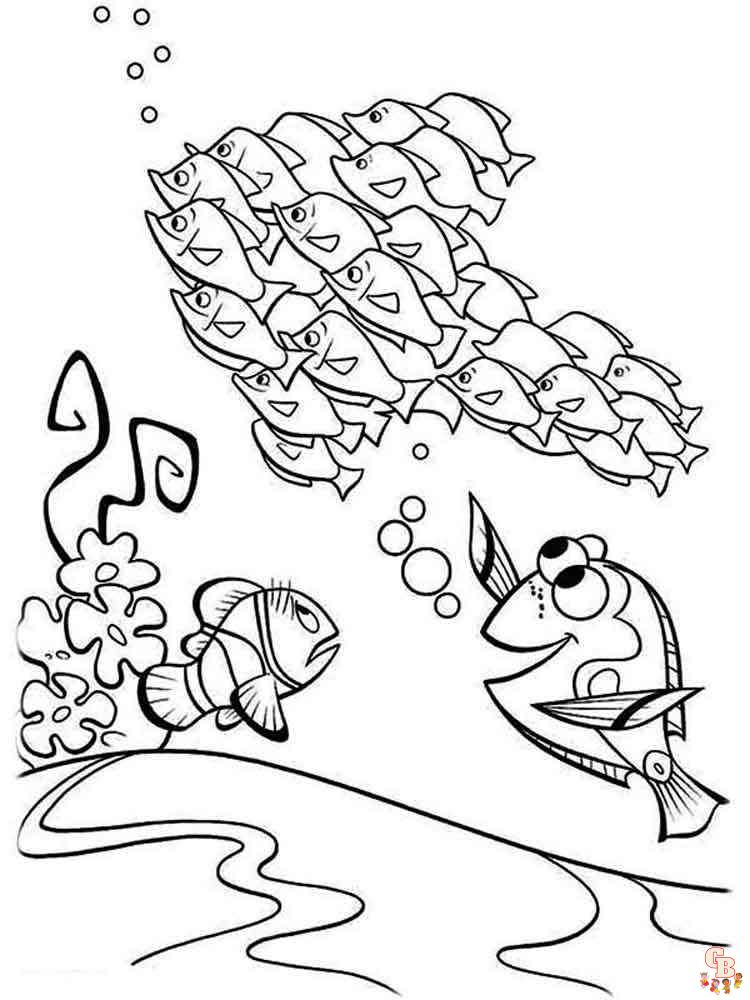 Finding Nemo Coloring Pages 5