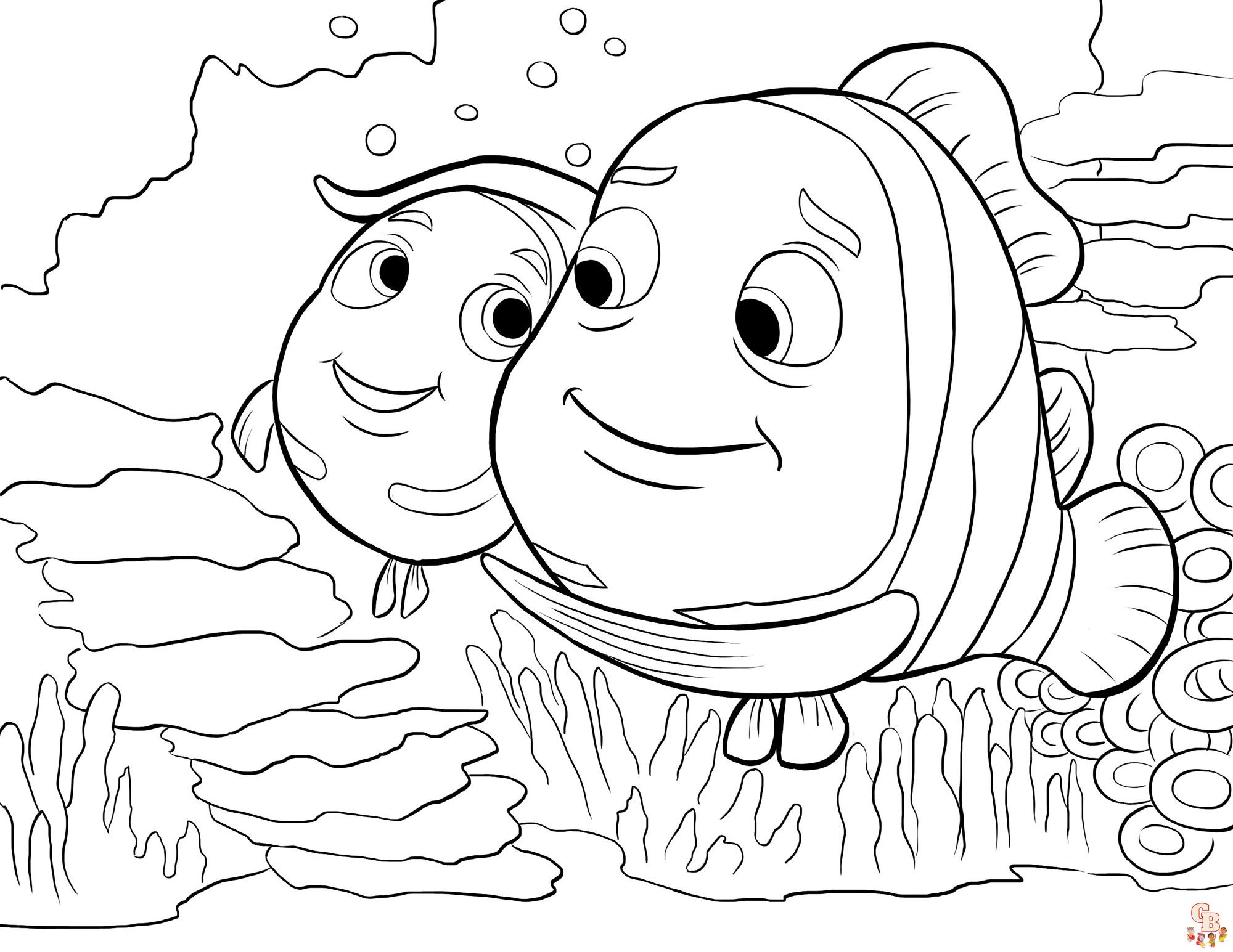 Finding Nemo Coloring Pages 8