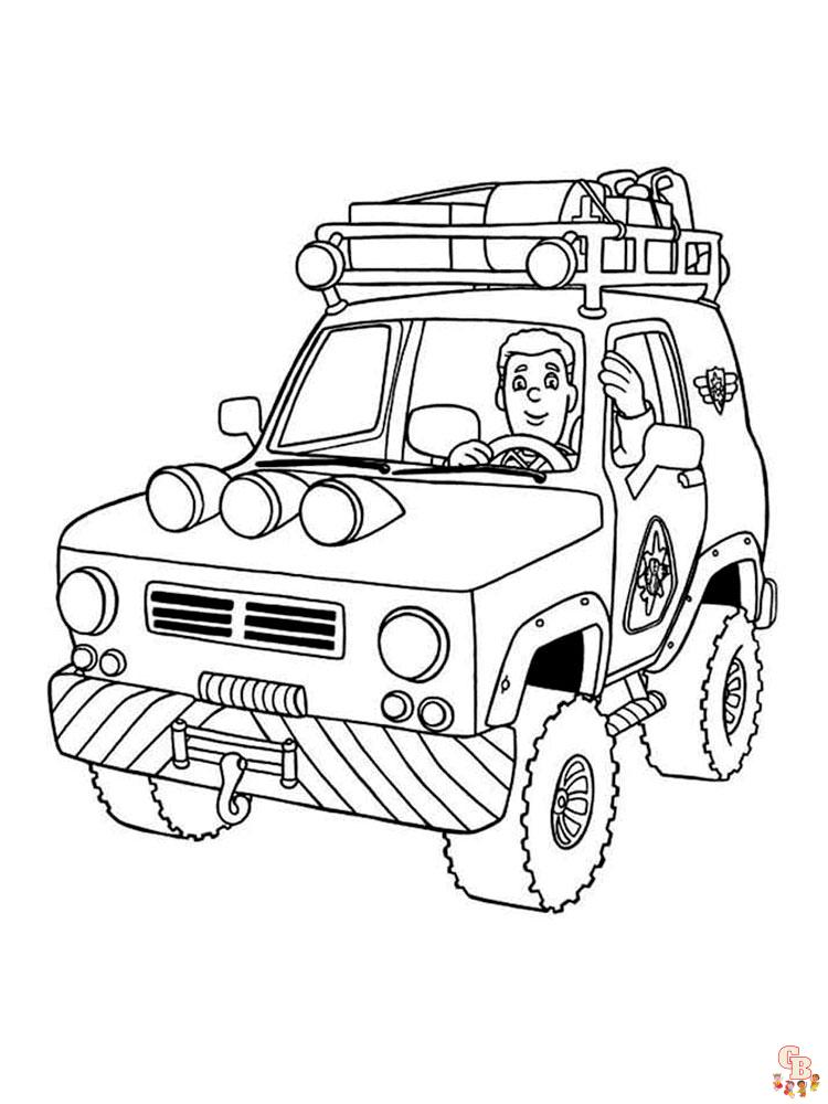 Fireman Sam Coloring Pages 12