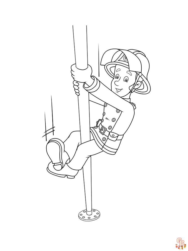Fireman Sam Coloring Pages 15