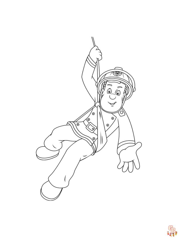 Fireman Sam Coloring Pages 18