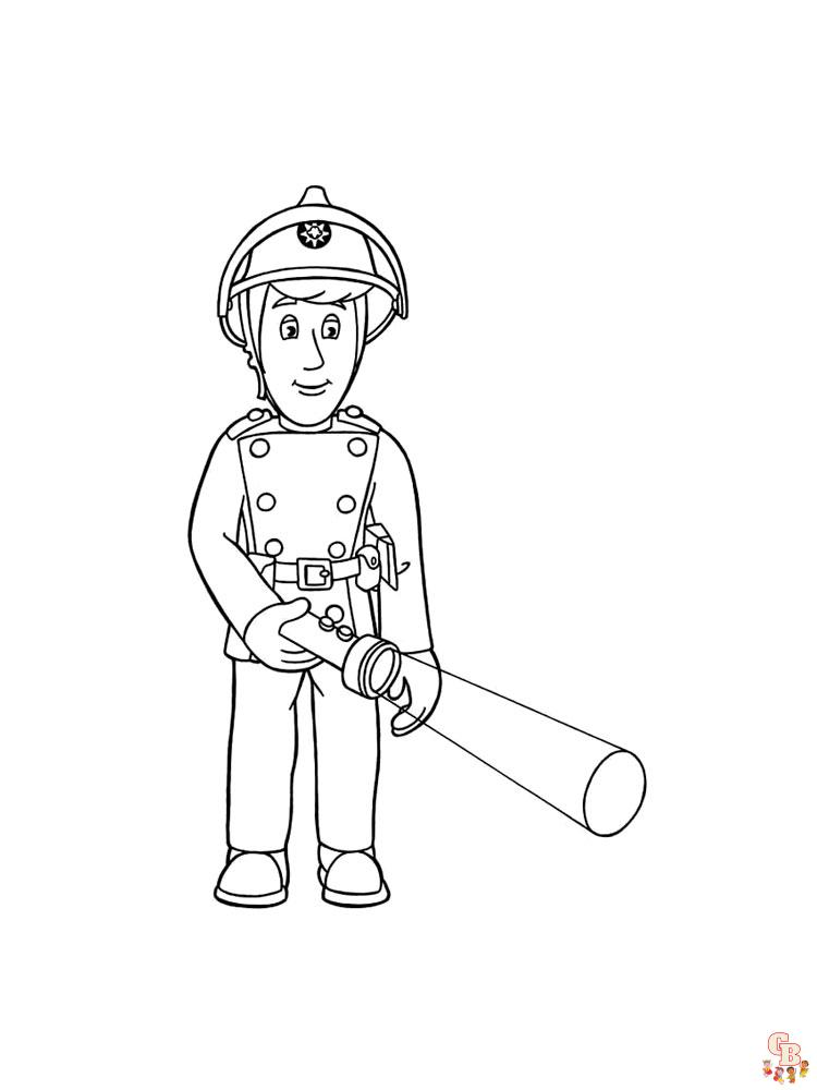 Fireman Sam Coloring Pages 20