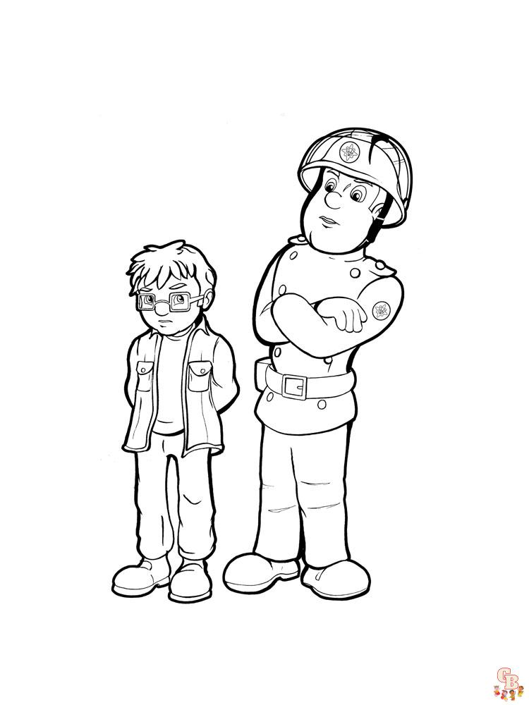 Fireman Sam Coloring Pages 22