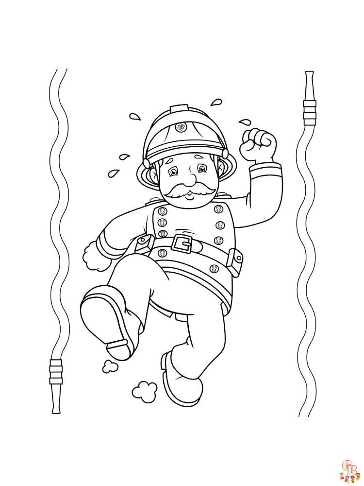 Fireman Sam Coloring Pages 24