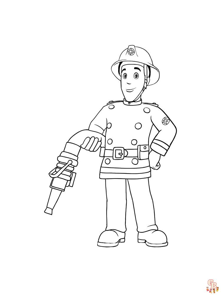 Fireman Sam Coloring Pages 25