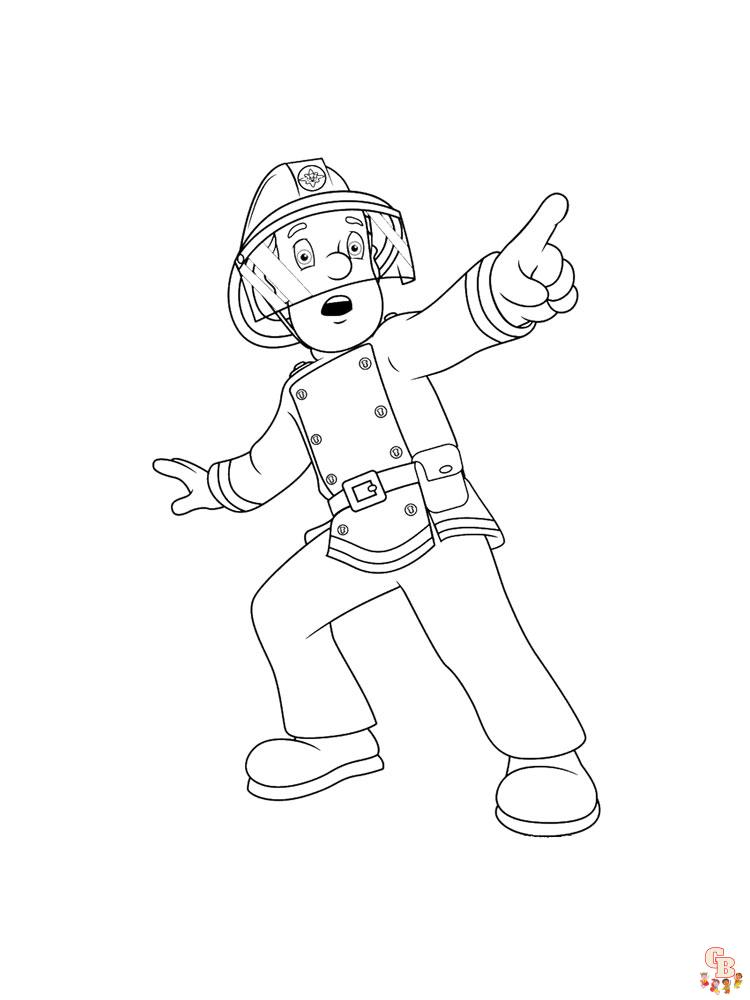 Fireman Sam Coloring Pages 26