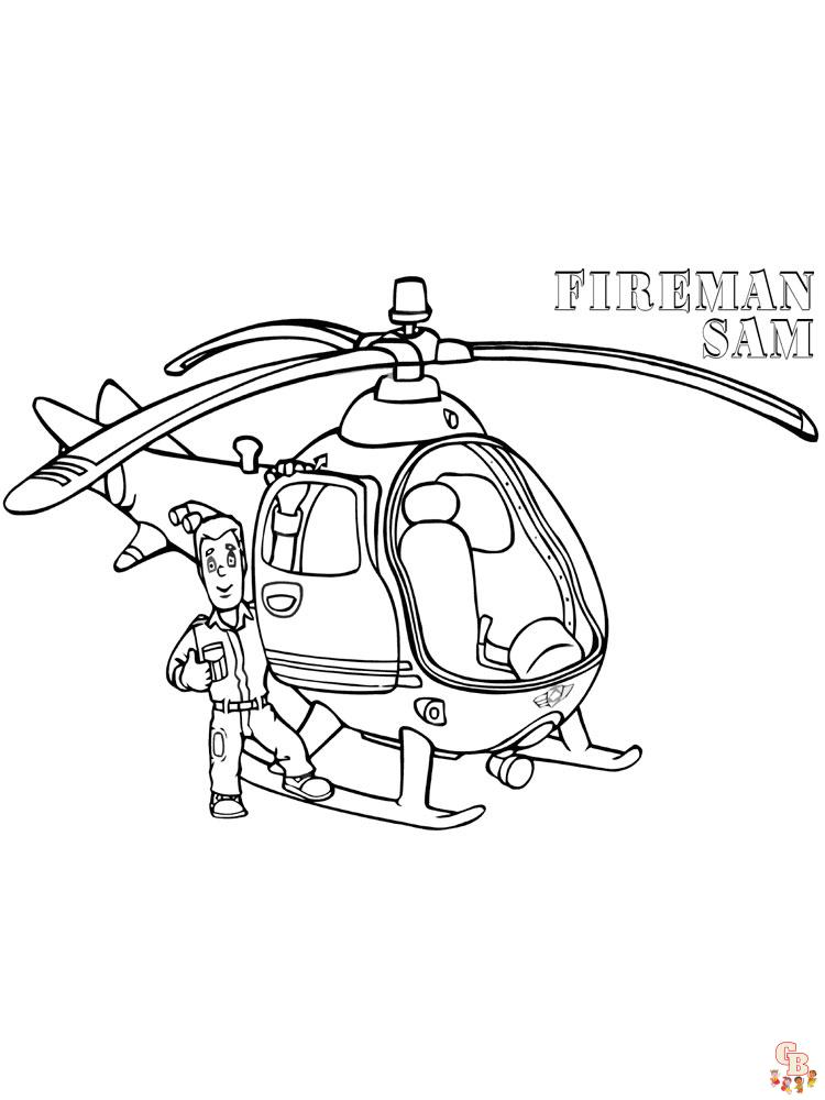 Fireman Sam Coloring Pages 27